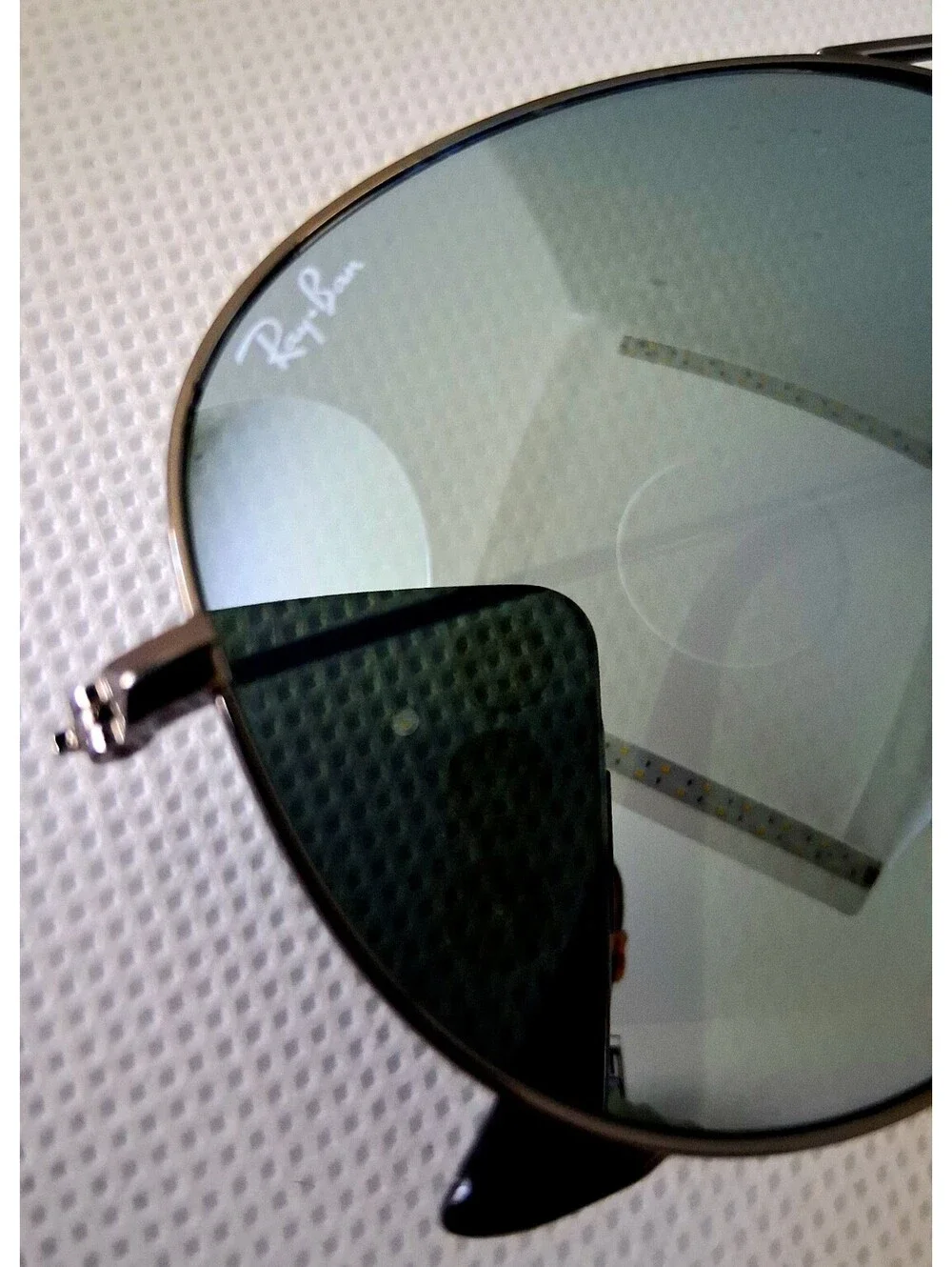 NEW Ray Ban RB3025 58mm Aviator Mirrored Lens Gunmetal Frame Sunglasses